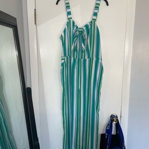 Striped Jumpsuit